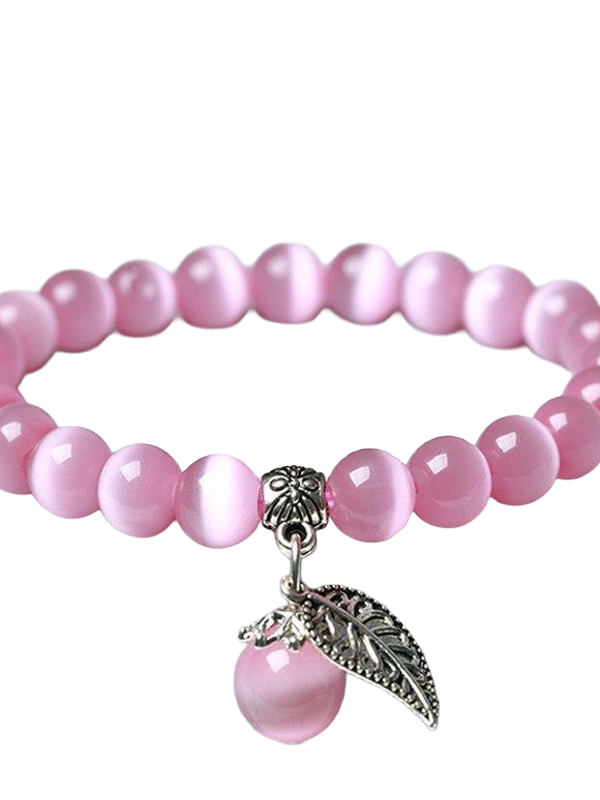 Bead Bracelet w Charm